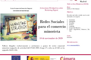 Cursos de la Cámara de Comercio de Madrid dirigidos al comercio minorista