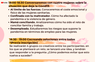 Con motivo del Día Internacional de la Mujer, el Ayuntamiento de El Molar organiza “El reto de ser mujer (en pandemia) es de todos. Historias reales y dinámica de cocreación ciudadana para encontrar soluciones”