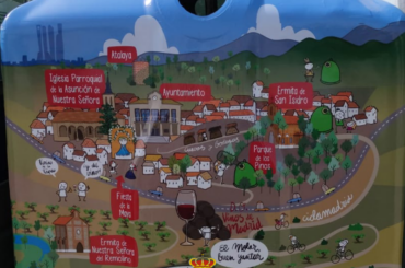 El Molar ya tiene sus diez contenedores de vidrio vinilados con ilustraciones del municipio