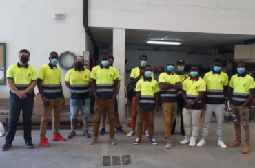 Inicio de curso de operaciones auxiliares de albañilería de fábricas y cubiertas