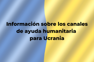 Información sobre los canales de ayuda humanitaria  para Ucrania