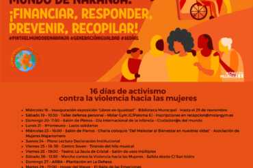 El Ayto. de El Molar se une a la campaña promovida por Naciones Unidas de 16 días de activismo para poner fin a la violencia contra las mujeres