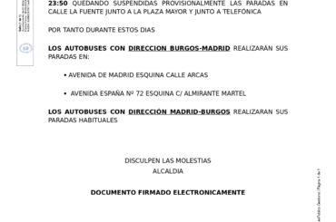 AVISO URGENTE