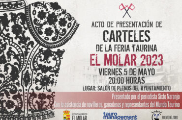 Acto de Presentación de los Carteles de la Feria Taurina de El Molar 2023