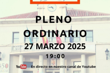CONVOCATORIA PLENO ORDINARIO