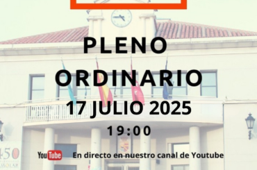 CONVOCATORIA PLENO ORDINARIO JULIO 2025