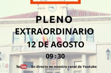 CONVOCATORIA PLENO EXTRAORDINARIO 12/08/2025