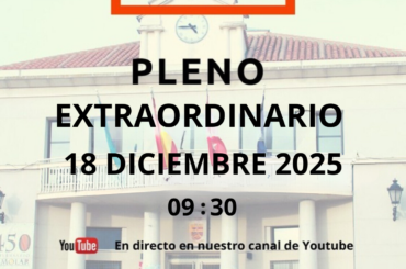 PLENO EXTRAORDINARIO 18 DE DICIEMBRE 2025